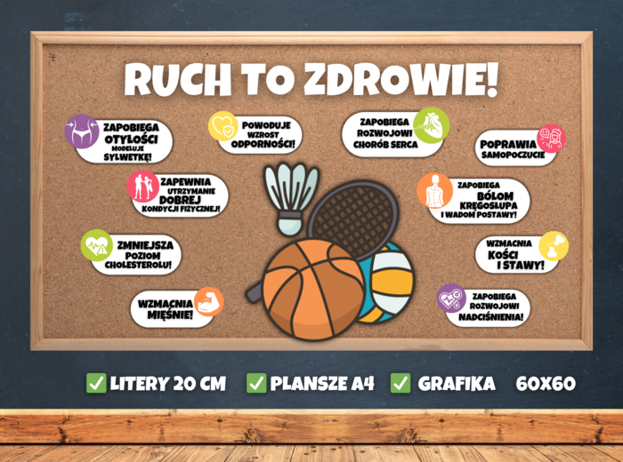 Gazetka szkolna - RUCH TO ZDROWIE!