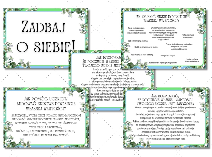 POCZUCIE WŁASNEJ WARTOŚCI