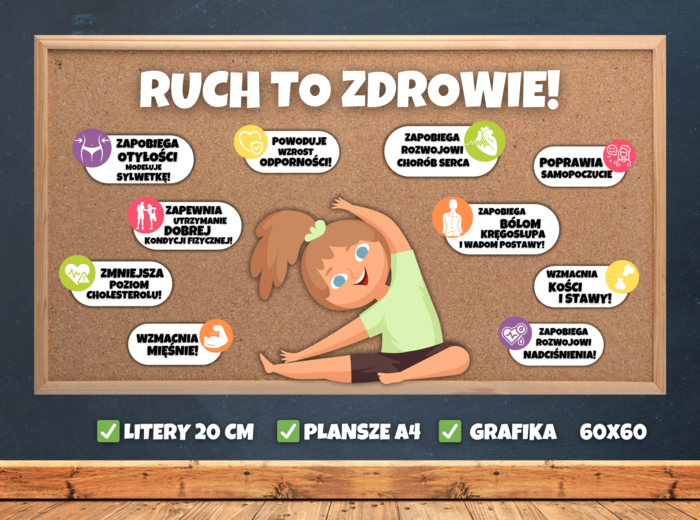 Gazetka szkolna - RUCH TO ZDROWIE!