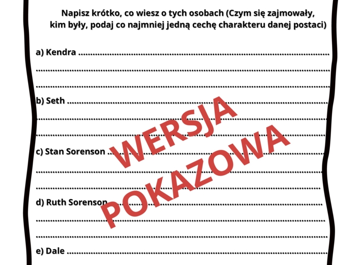 "Baśniobór"- propozycja zagadnień, bohaterowie, świat przedstawiony (czas, miejsce, bohaterowie, plan wydarzeń), karta pracy lub kartkówka, odpowiedzi do zadań. #baśniobór #lektury4-6 #bohaterowie