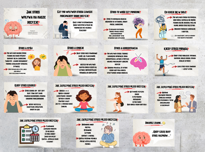 Jak stres wpływa na nasze decyzje? Prezentacja/ Edukacja zdrowotna