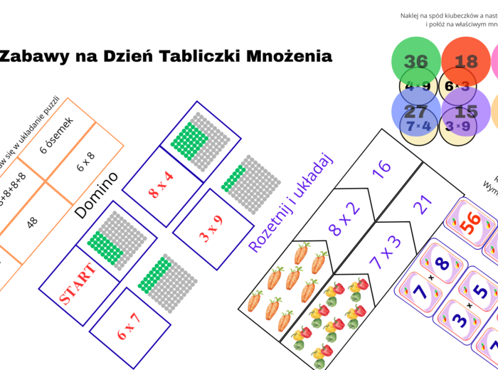 Zabawy na Dzień Tabliczki Mnożenia – gry, ruch i matematyka w jednym!