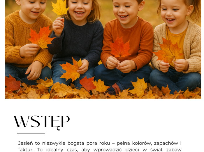 Jesienne zabawy sensoryczne- e book