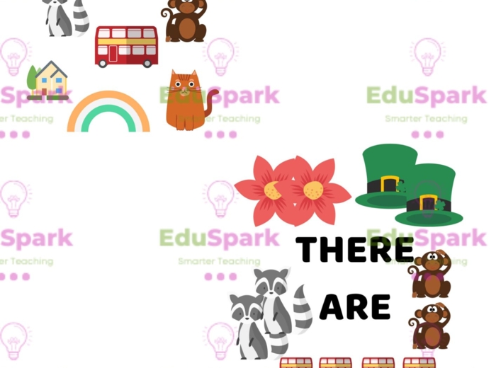 There is There are plakaty, wklejki do zeszytu