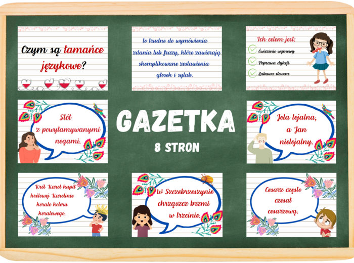 Polskie Łamańce Językowe - GAZETKA