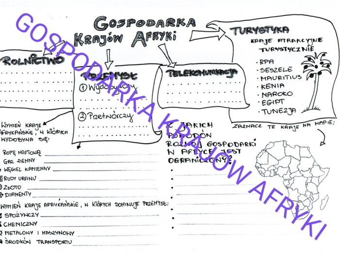 GOSPODARKA KRAJÓW AFRYKI