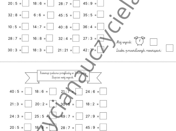 Mnożenie i dzielenie