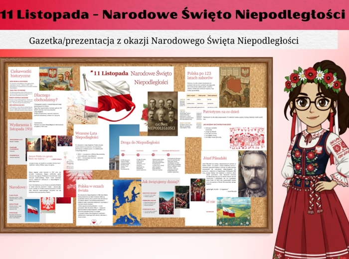 Gazetka szkolna – Narodowe Święto Niepodległości - 11 listopada