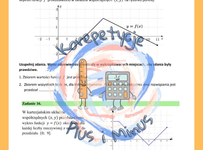Zadania maturalne własności funkcji