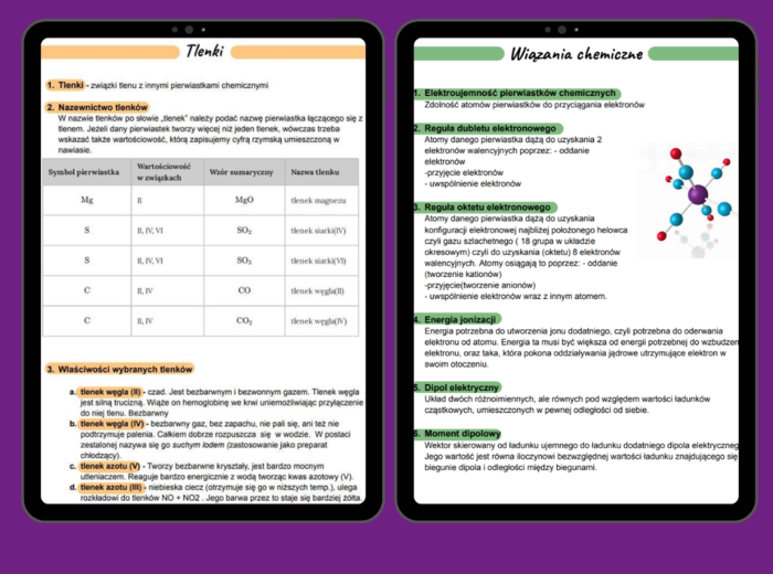 Notatki maturalne - Chemia