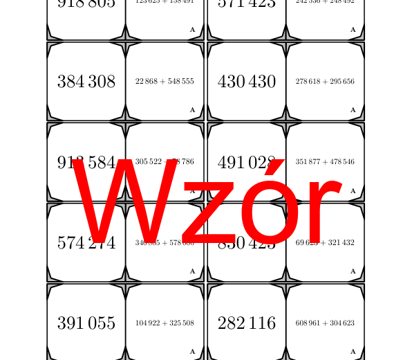 Domino - Dodawanie do miliona | matematyka