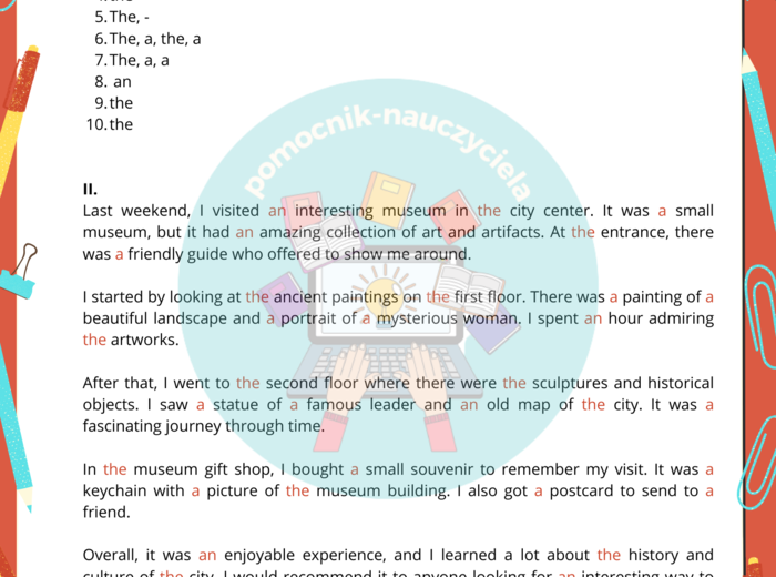 Przedimki nieokreślone i określone