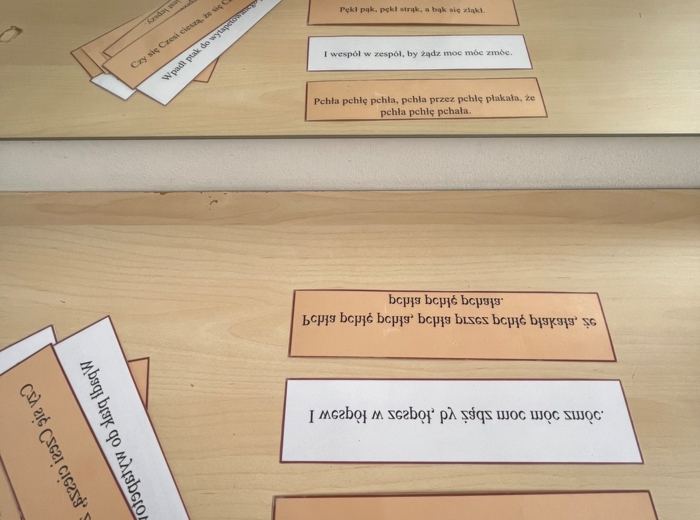 Łamańce językowe - zestaw zdań