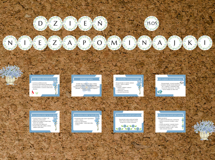 Gazetka - Dzień Niezapominajki - 15 maja