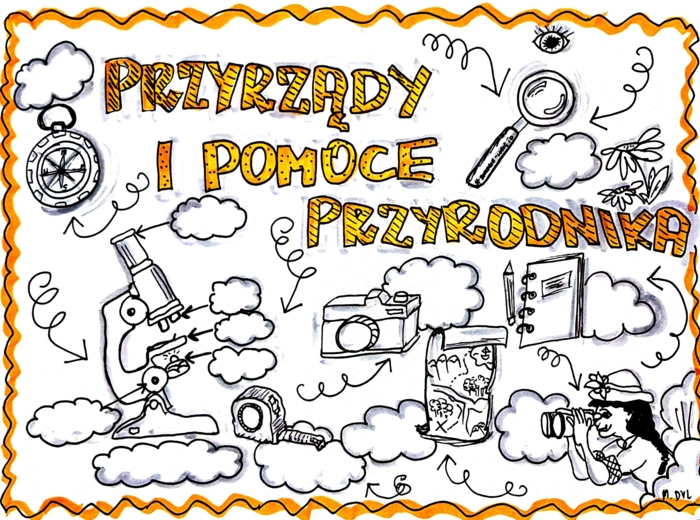 Klasa 4. Przyroda. Karta pracy. Przyrządy i pomoce przyrodnika