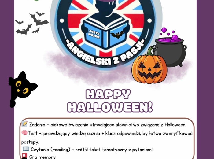 🎃Happy Halloween! – Angielski przez Zabawę