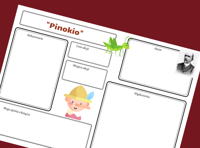 PINOKIO – karta pracy – świat przedstawiony
