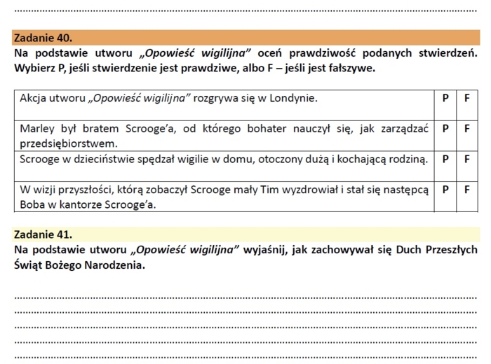 99 zadań z treści lektur z klas IV-VIII