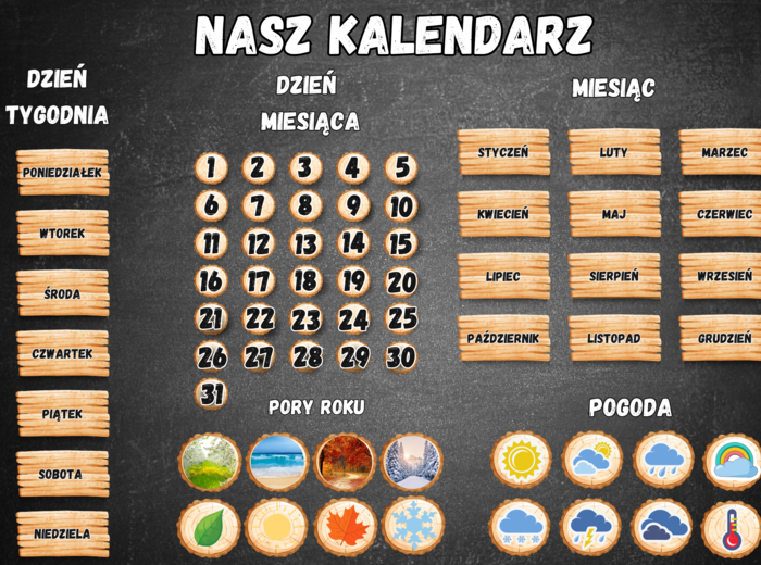 KALENDARZ GRUPA ANIOŁKI