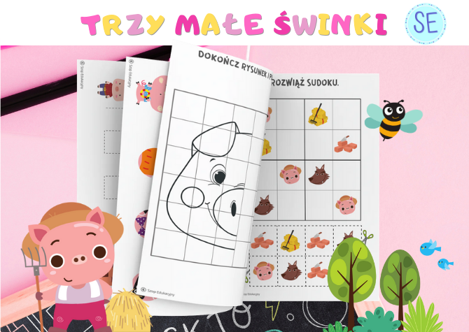 TRZY MAŁE ŚWINKI - zestaw zadań