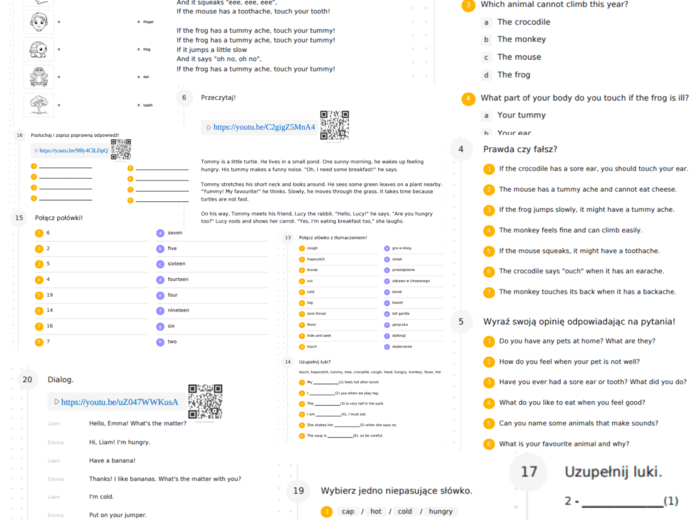 Bugs Team 2 – Unit 4 – karta pracy