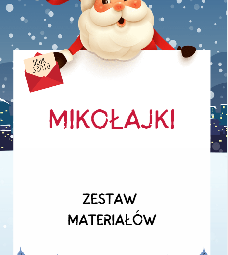 Zestaw Ćwiczeń na Mikołajki dla Młodszych Uczniów Szkoły Podstawowej