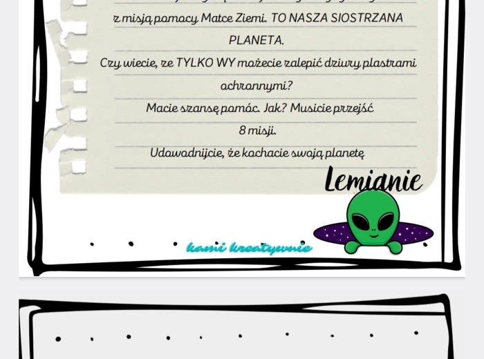 Dzień Ziemi - escape room