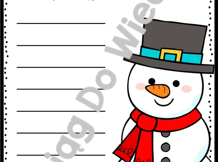 Zima - Jak ulepić bałwana