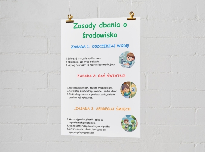 Zasady dbania o środowisko. Proste zasady. Wskazówki