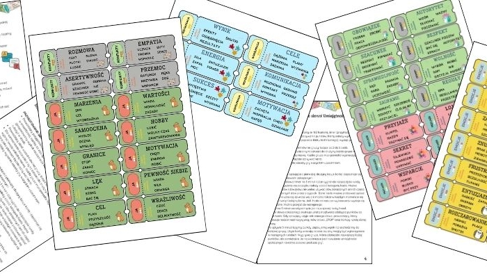 Powiedz to słowo! Umiejętności społeczne. Gra edukacyjna dla młodzieży
