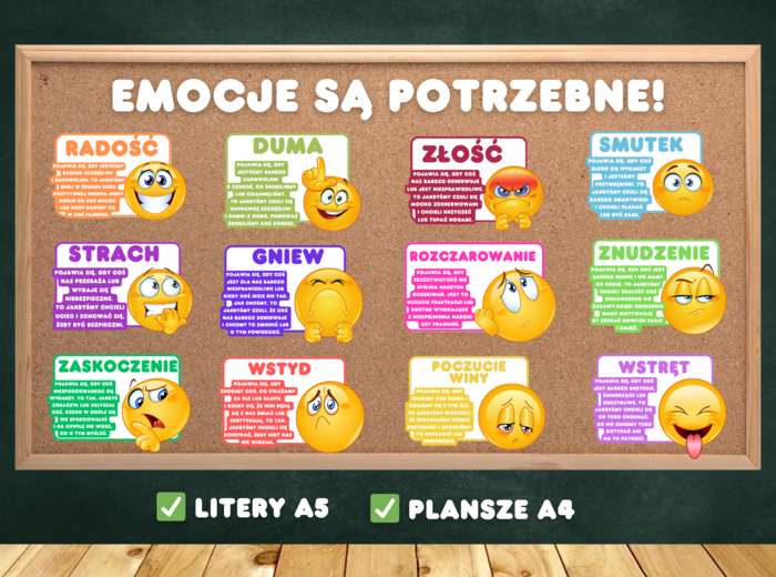 EMOCJE SĄ POTRZEBNE! - Gazetka szkolna/przedszkolna