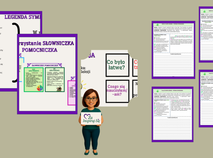 Opowiadanie twórcze w klasach IV-VI- scenariusz + prezentacje + karty pracy + odpowiedzi