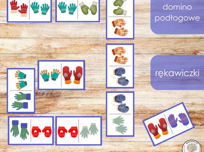 Domino podłogowe - rękawiczki