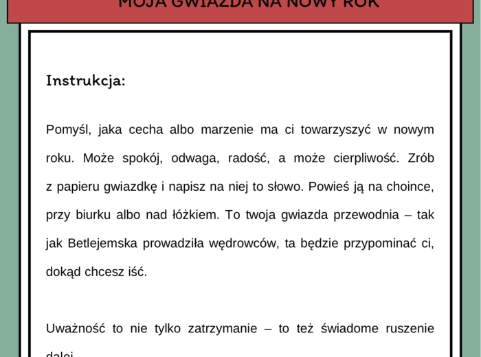 Grudniowe zaklęcia uważności