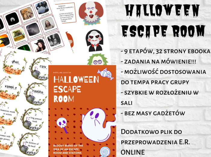 Halloween Escape Room A1+ - B2