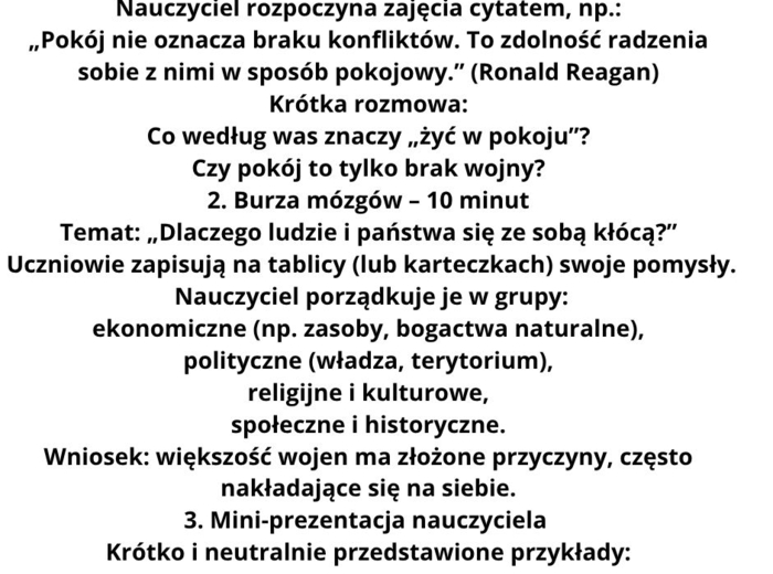 SCENARIUSZE 8 GODZIN WYCHOWAWCZYCH DO SZKOŁY PONADPODSTAWOWEJ I KLAS 7-8