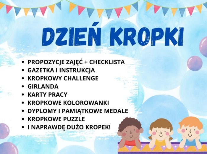DZIEŃ KROPKI ZESTAW PONAD 150 STRON