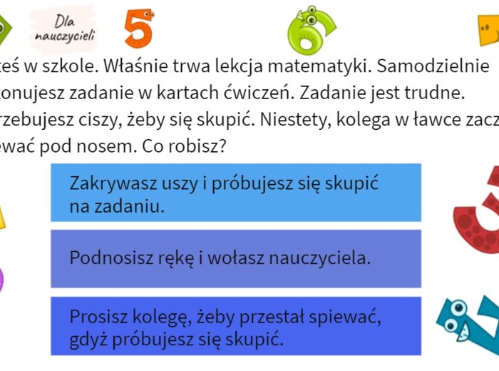 Gra "Asertywność w szkole"