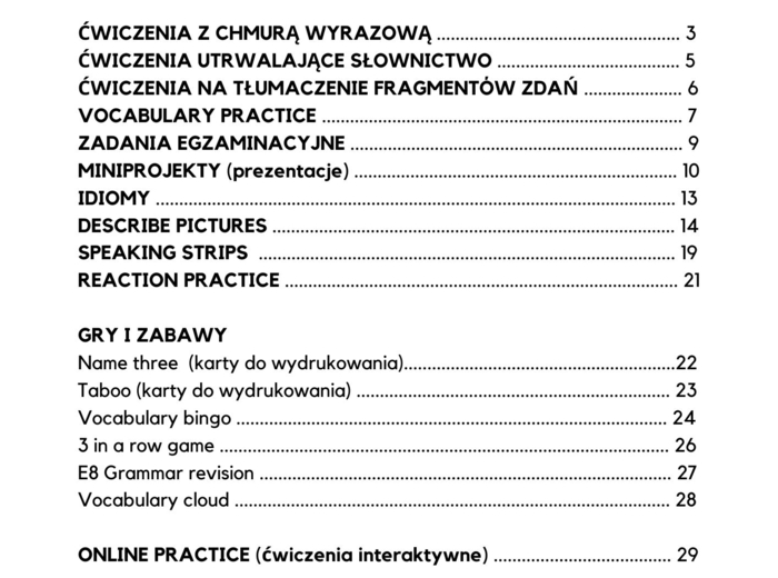 Egzamin Ósmoklasisty PODRÓŻOWANIE I TURYSTYKA dział 7
