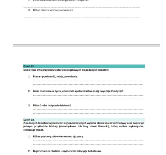 Zadania do matury pisemnej