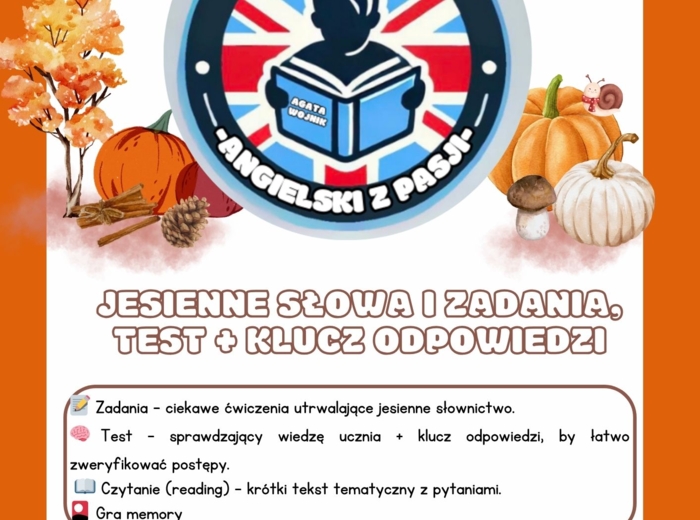 Hello Autumn, Hello English! 🍂 Odkrywaj język w barwach jesieni!