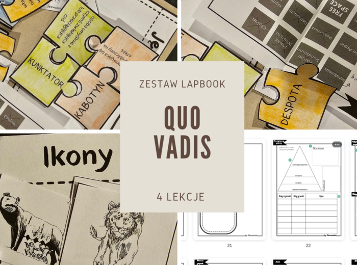 Lapbook "Quo vadis" - na 4 godziny lekcyjne!