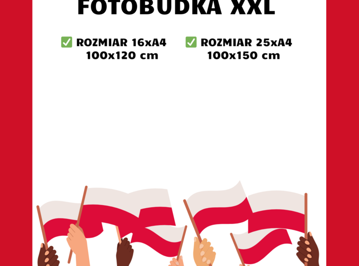 11 LISTOPADA ŚWIĘTO NIEPODLEGŁOŚCI FOTOBUDKA XXL