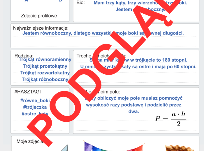 GeoBook - zakładamy profil figury na portalu społecznościowym