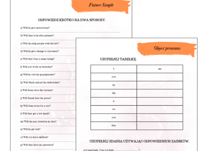 BRAINY 6 UNIT 3 KARTY PRACY GRAMATYKA + MAIL