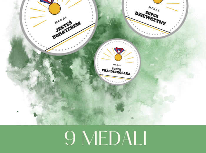 9 MEDALI - na różne okoliczności