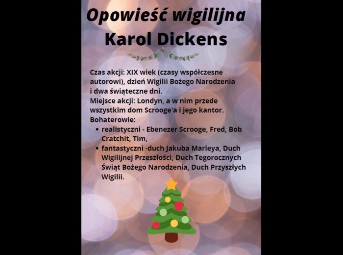 Opowieść wigilijna - lekturownik
