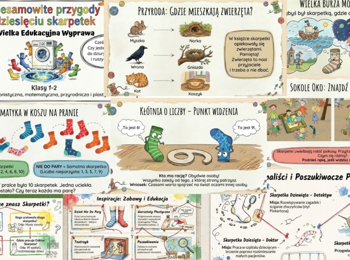 Odkryj Magię Skarpetek! Kompleksowy Pakiet Edukacyjny
