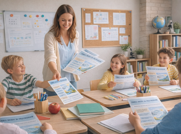 Karta pracy: Obieg wody w przyrodzie