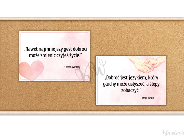 Cytaty na Dzień Życzliwości - gazetka szkolna